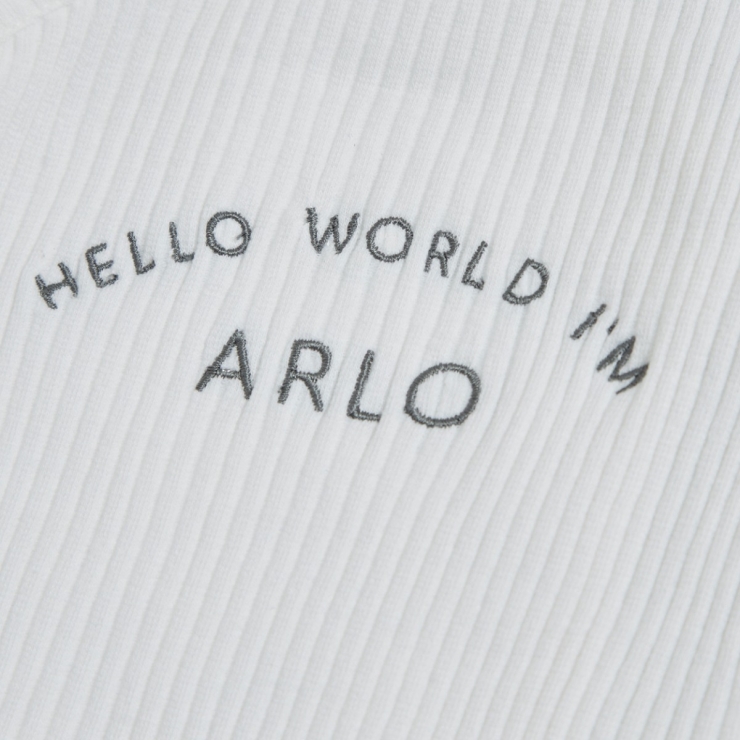 Personalised Hello World Home From The Hospital Baby Gift Set