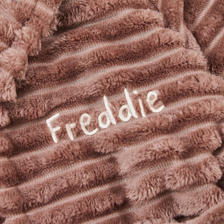 Personalised Highland Cow Fleece Robe