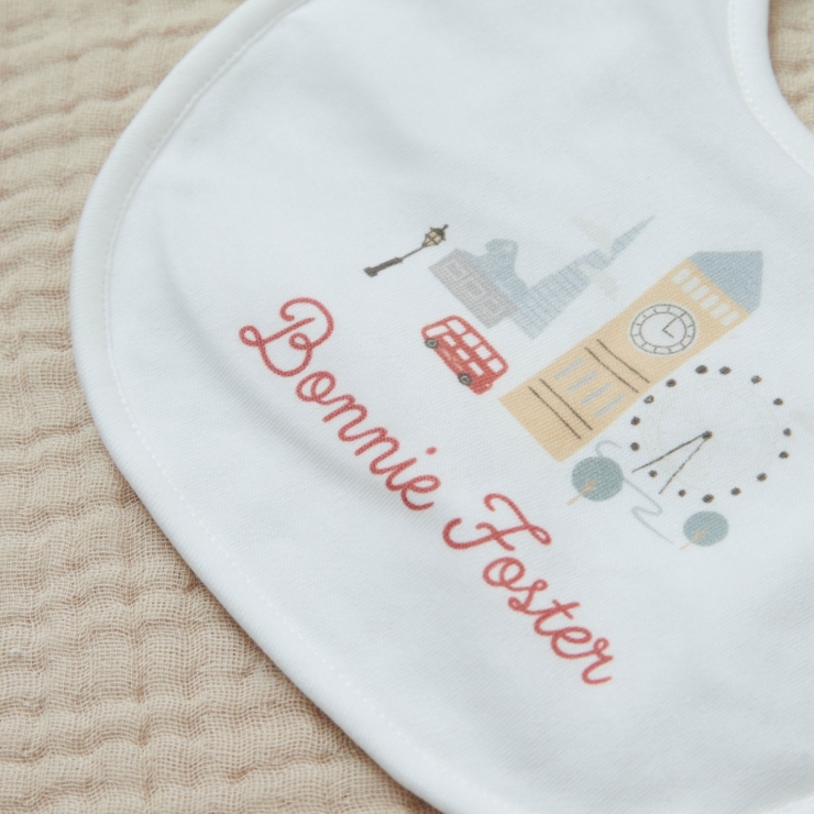 Personalised London Bib