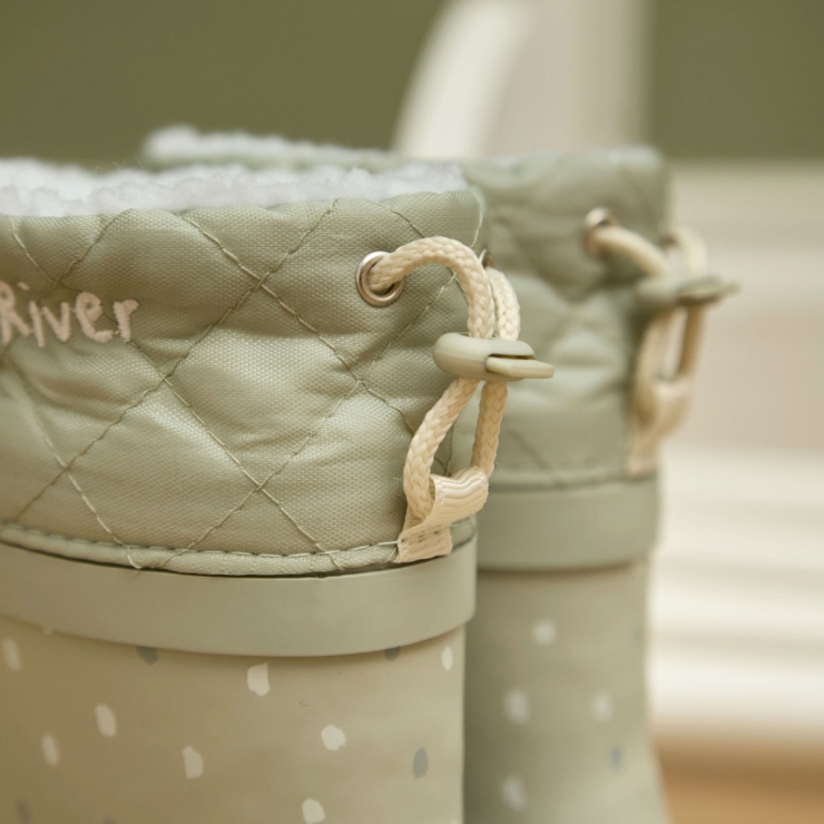 Personalised Sage Spot Welly Boots FSC®