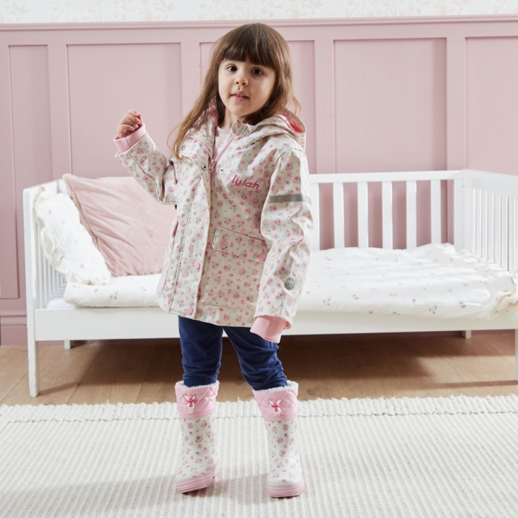 Personalised Ditsy Floral Welly Boots FSC®