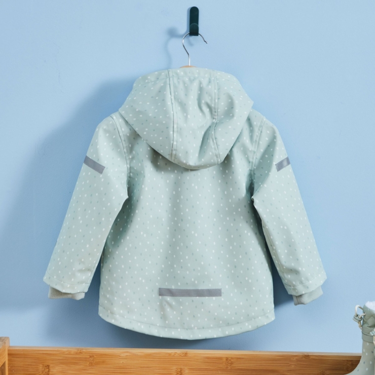 Personalised Sage Spot Rain Mac 