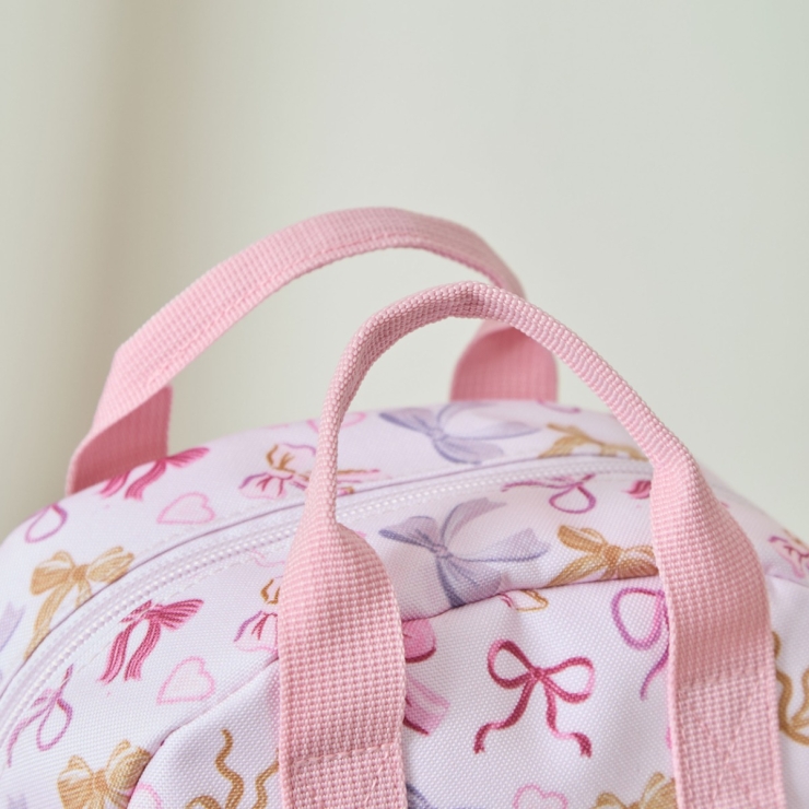 Personalised Bow Grab Mini Backpack