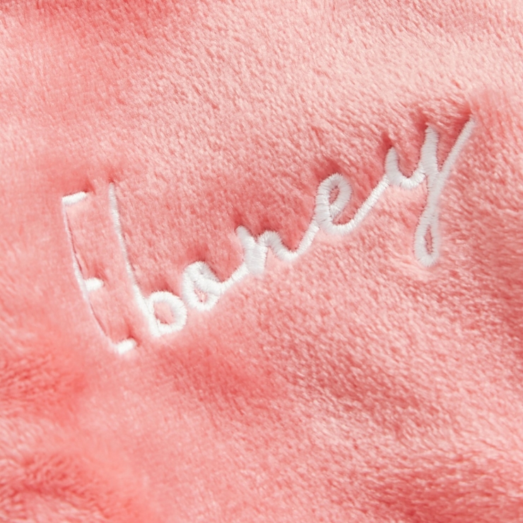 Personalised Strawberry Fleece Robe 