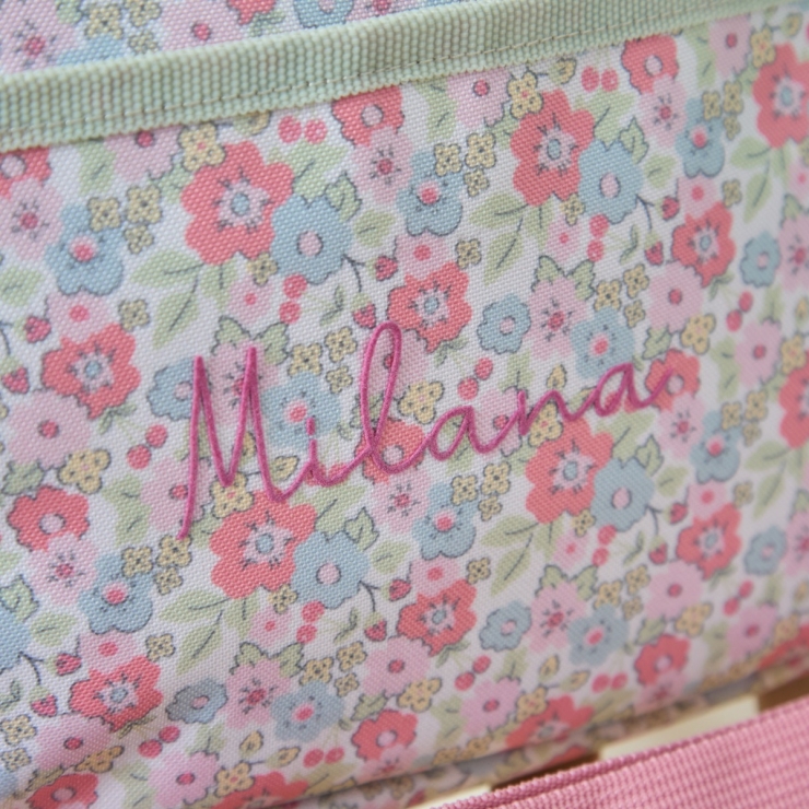Personalised Cottage Ditsy Boxy Lunchbag