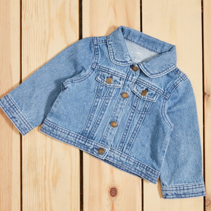 Personalised Little Brother Denim Jacket