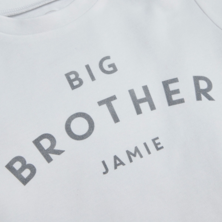 Personalised Big Brother White T-Shirt