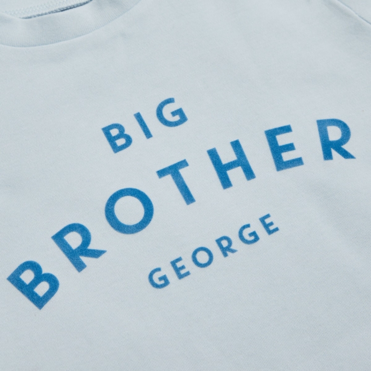 Personalised Big Brother Blue T-Shirt