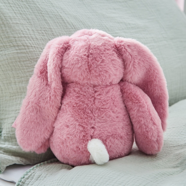 Personalised Raspberry Ripple Bunny Soft Toy