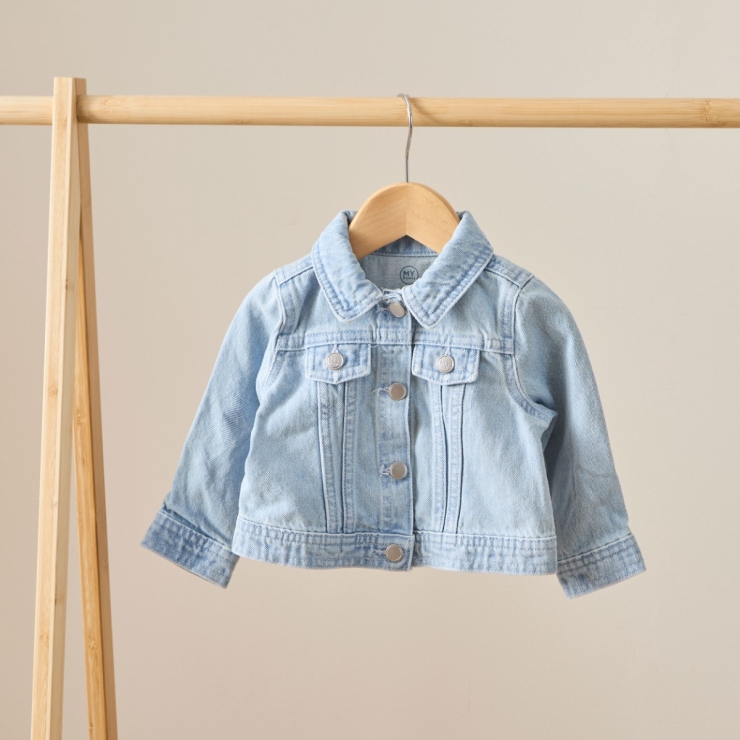 Personalised Car Stonewash Denim Jacket