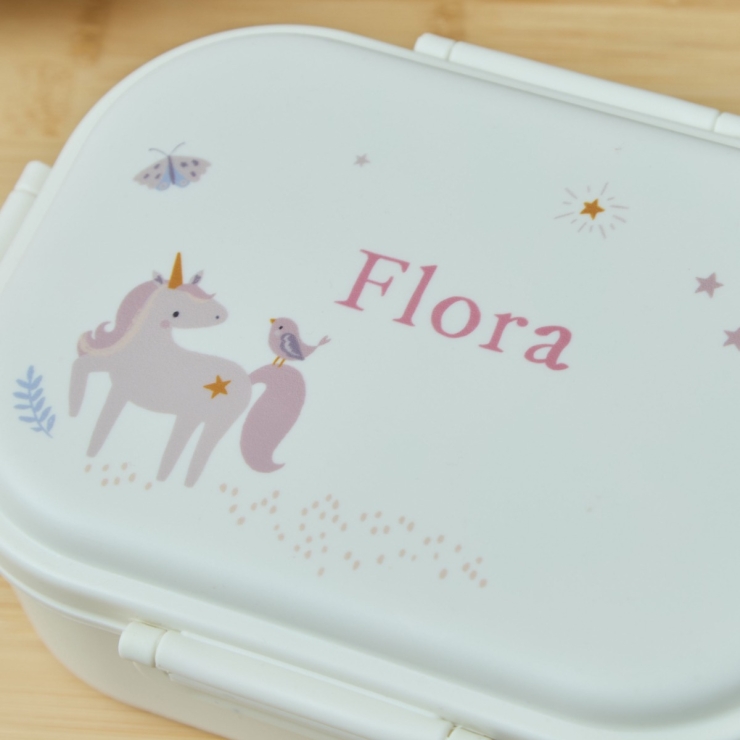 Personalised Unicorns Print Lunchbox