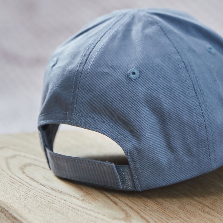 Personalized Yellow Floral Baseball Cap in Blue