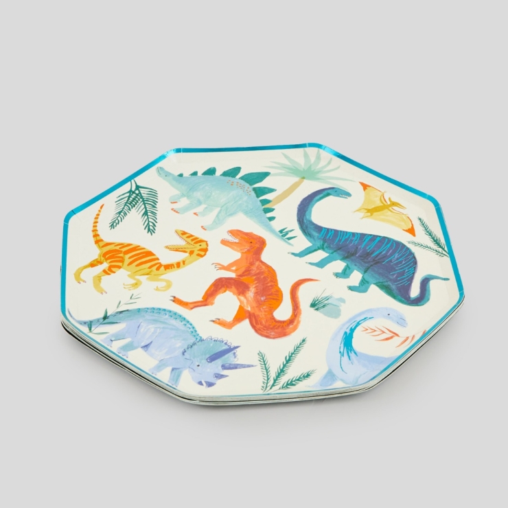 Meri Meri Dinosaur Kingdom Dinner Plates