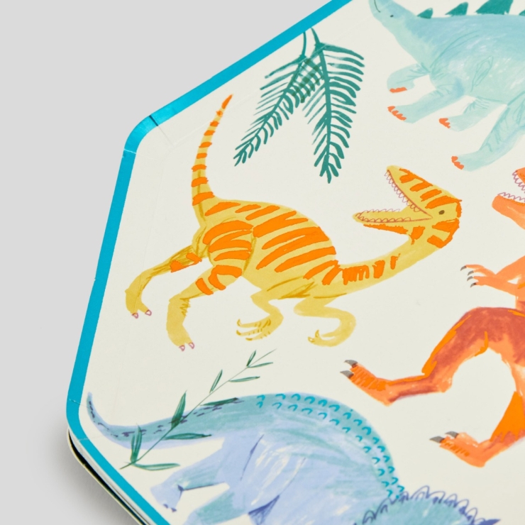 Meri Meri Dinosaur Kingdom Dinner Plates