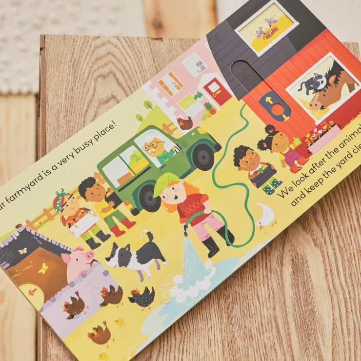 Little World: On the Farm Board Children’s Book