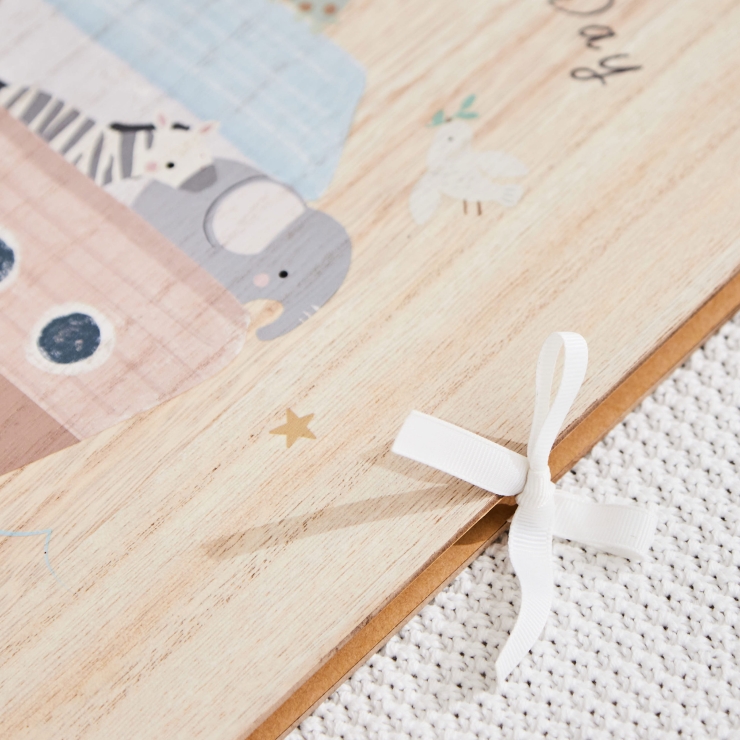 Personalised Animal On Your Christening Day Scrapbook