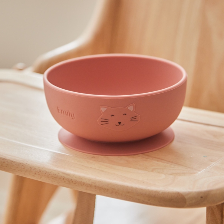 Personalised Trixie Mrs. Cat Silicone Suction Bowl