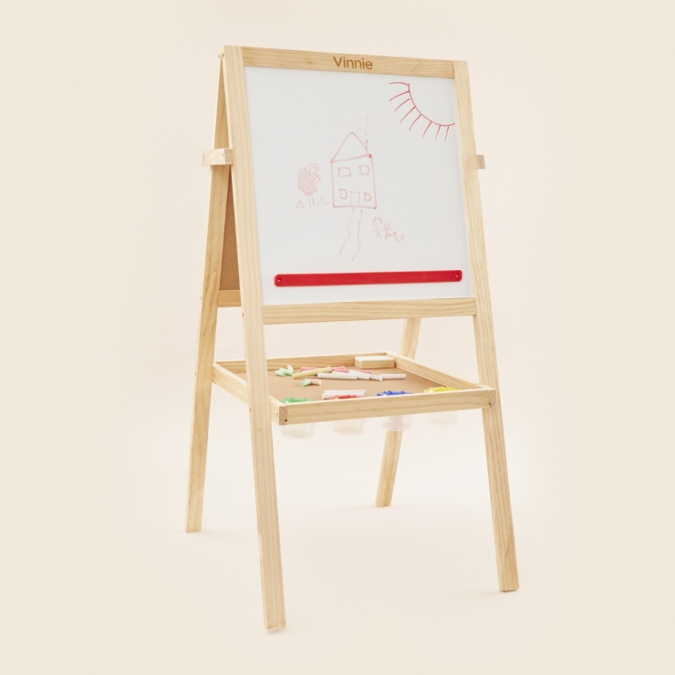 Personalised BigJigs Children’s Wooden Art Easel
