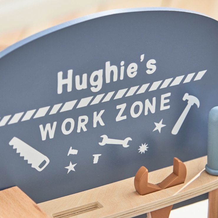 Personalised Wooden Tool Bench Play Set FSC®