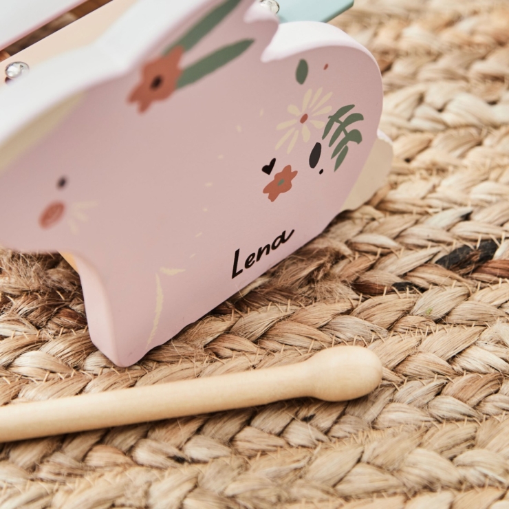 Personalised Wooden Bunny Xylophone FSC®