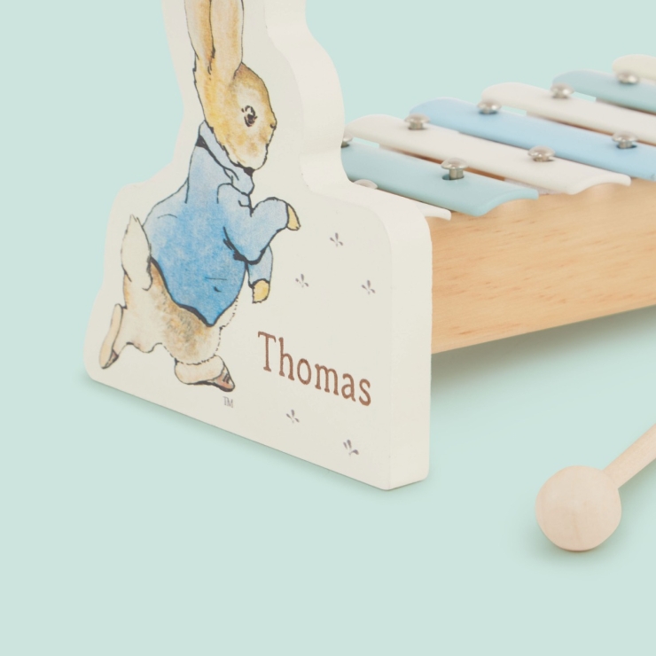 Personalised Peter Rabbit Wooden Xylophone