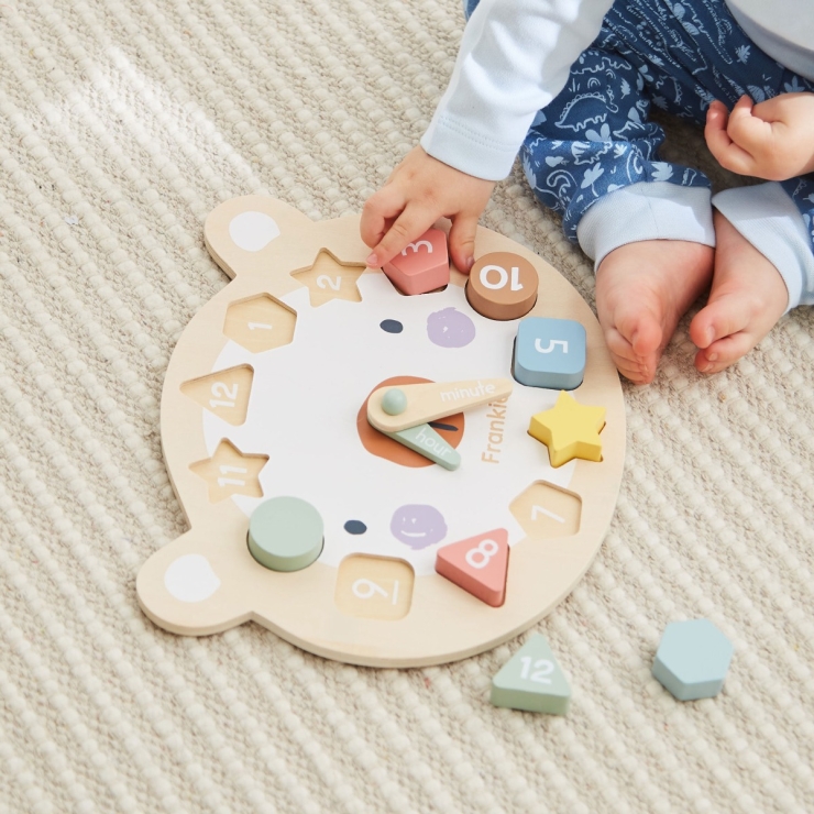Personalised Wooden Bear Clock Puzzle FSC®