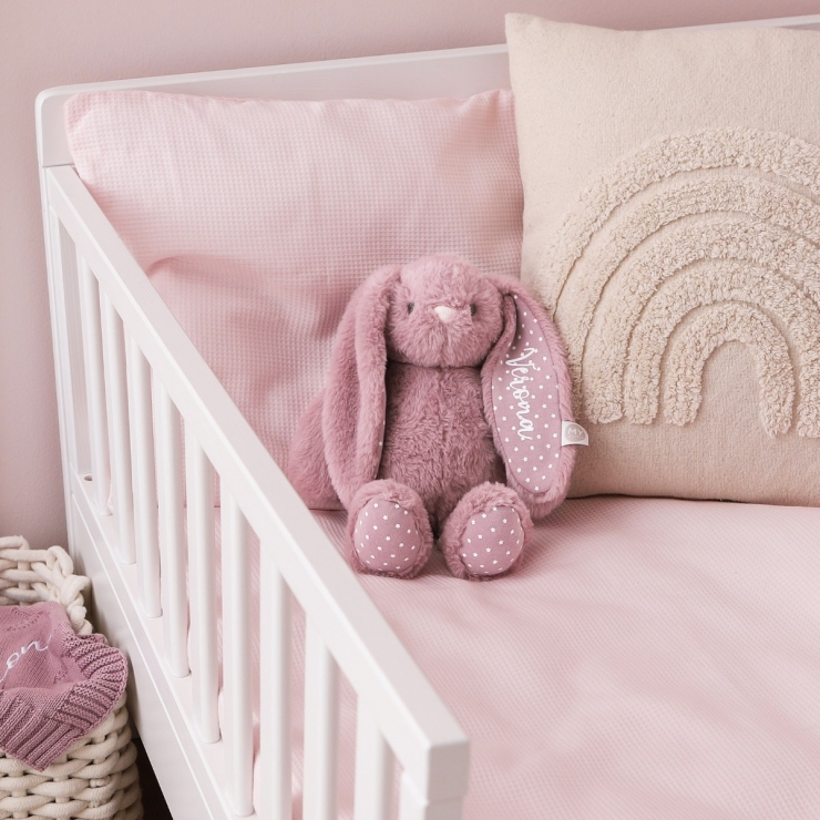 Personalized Dusky Mauve Bunny