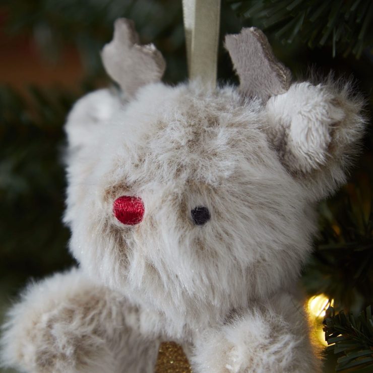 Personalised Mini Reindeer Bauble