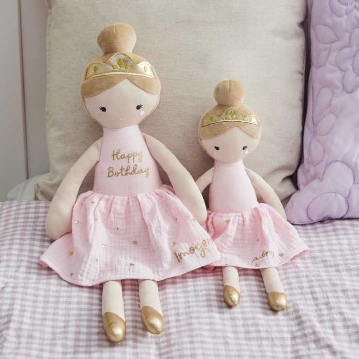 Personalised Large Ballerina Doll Blonde Hair