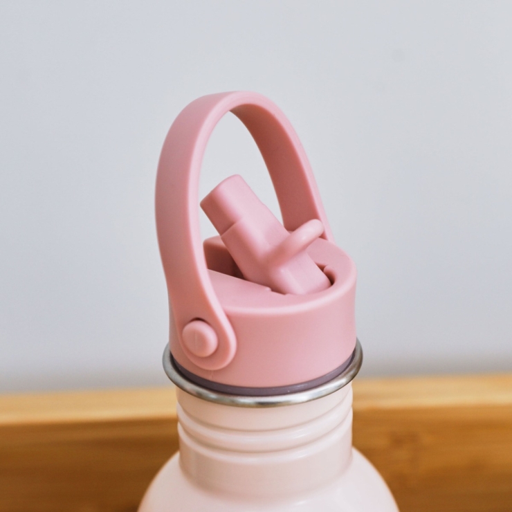 Personalized Pink Spot Water Bottle
