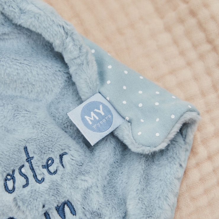 Personalized Born In 2026 Blue Bunny Comforter