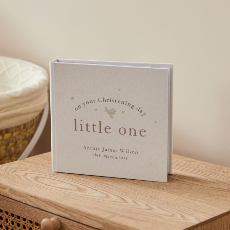 Personalised Little One Christening Day Photo Album 