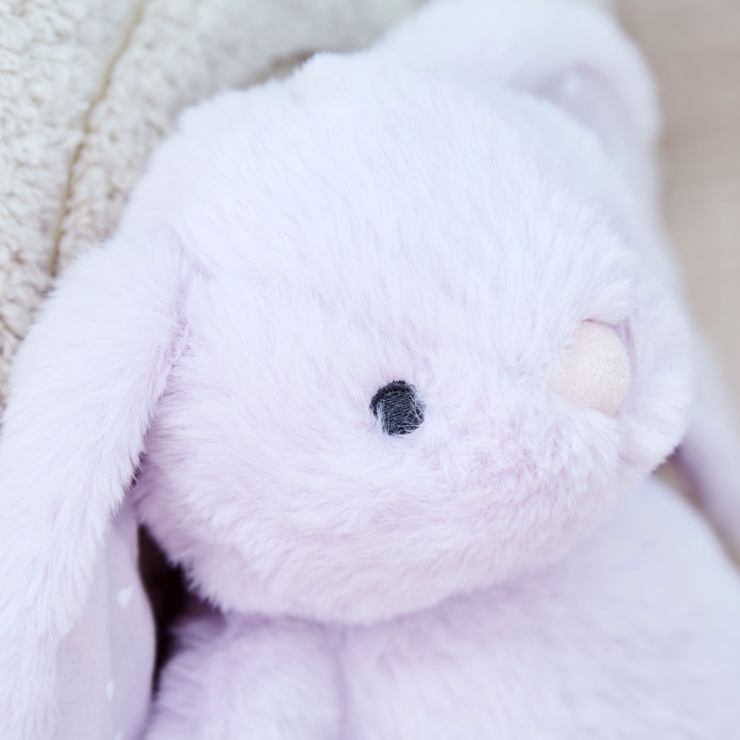 Personalized Lilac Bunny Soft Toy 