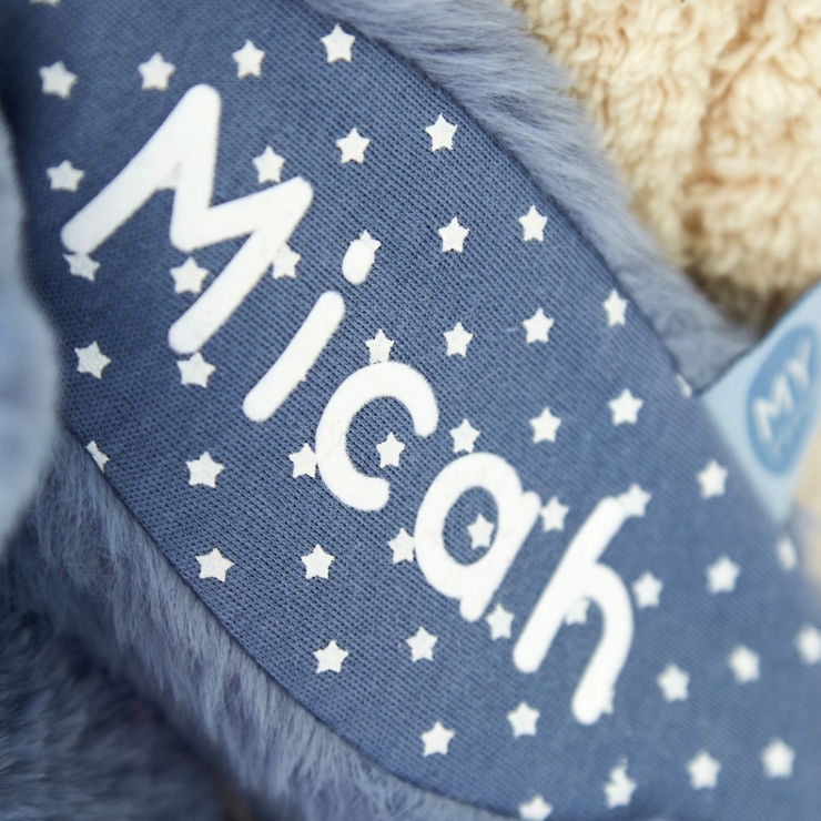 Personalized Infinity Blue Bunny Soft Toy