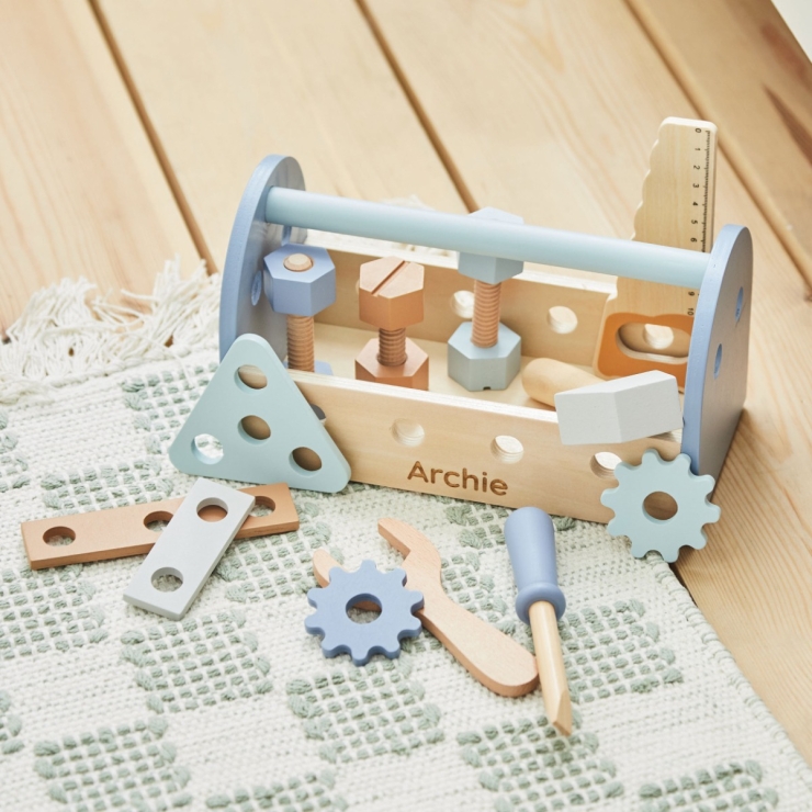Personalised Wooden Tool Box Toy FSC®