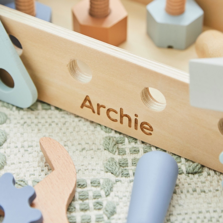 Personalised Wooden Tool Box Toy FSC®