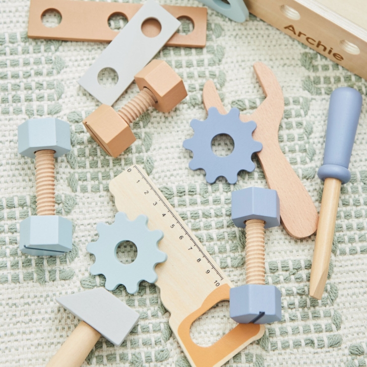 Personalised Wooden Tool Box Toy FSC®