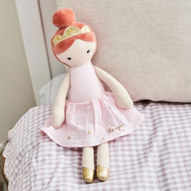 Personalised Ballerina Doll Red Hair