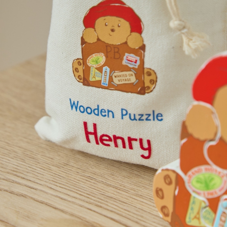 Orange Tree Toys Personalized Paddington Suitcase Puzzle & Bag Set