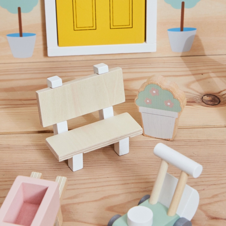 Wooden Dolls House Garden Expansion Set FSC®