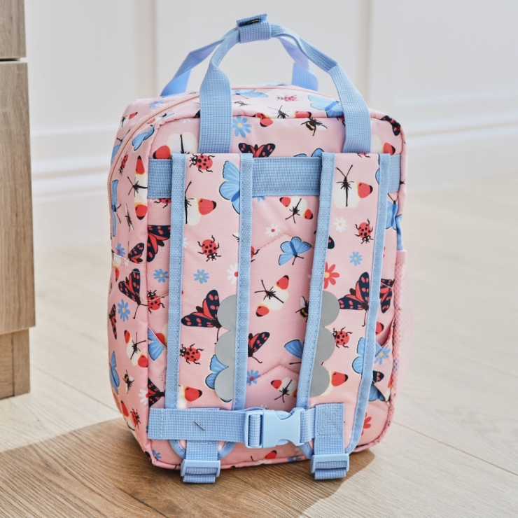 Personalised Natural History Museum™ Mini Beasts Grab Handle Backpack