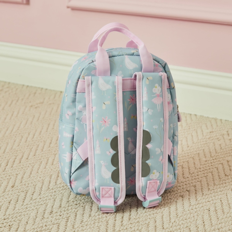 Personalised Twinkle Tales Mouse Ballerina Mini Backpack