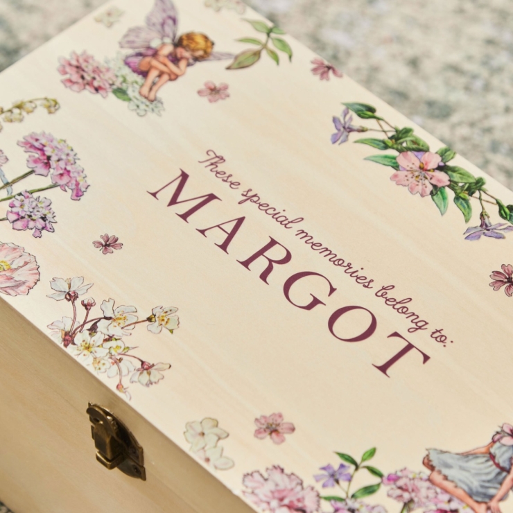 Personalised Flower Fairies™ Keepsake Wooden Box FSC®