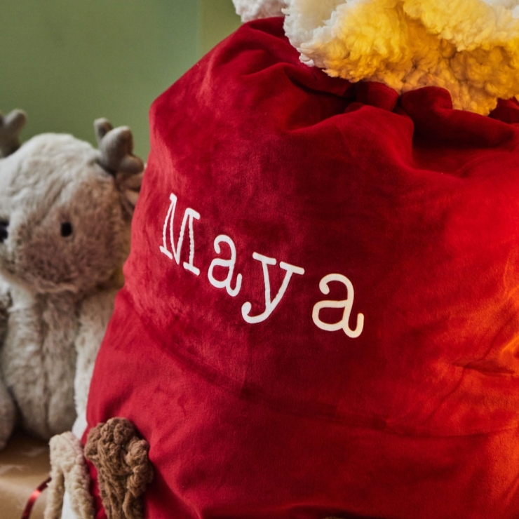 Personalized Reindeer Christmas Sack