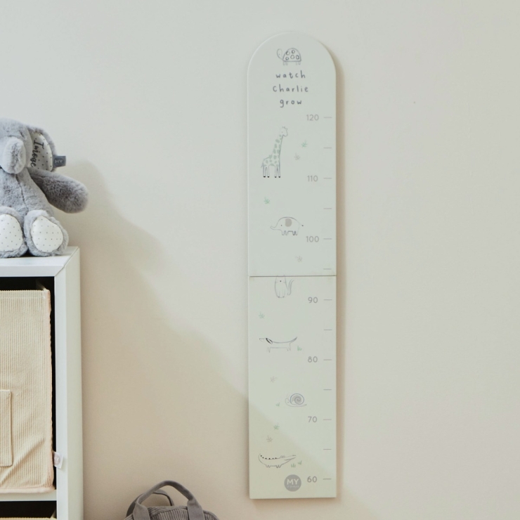 Personalised Cuddle Club Wooden Height Chart FSC®