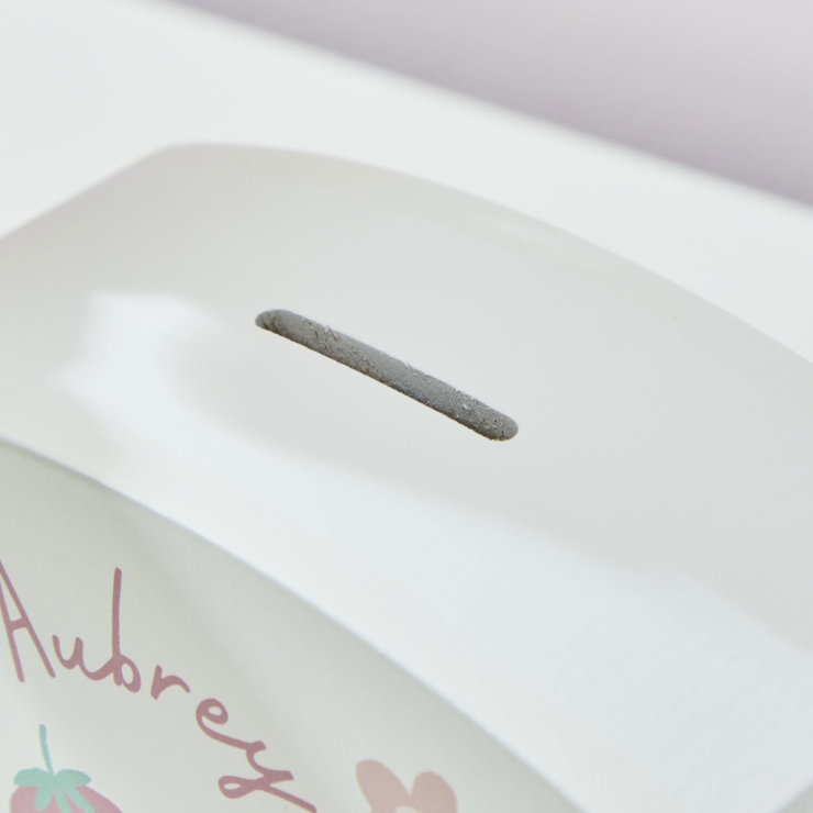 Personalised Blossom & Bloom Money Box FSC®