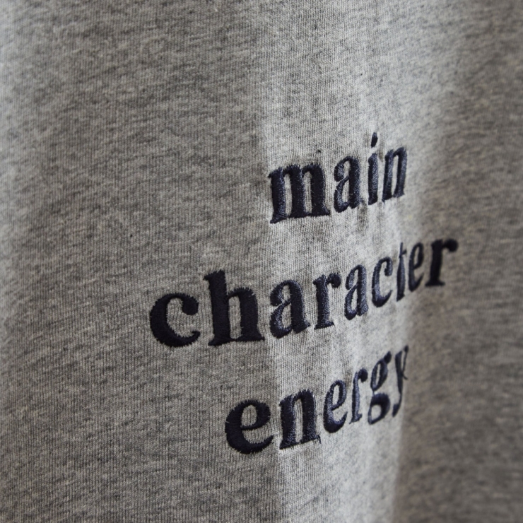 Personalised Grey Slogan T Shirt