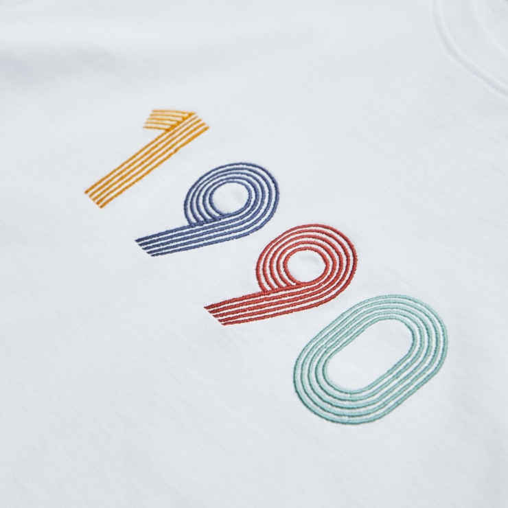 Personalised Men's Retro Birth Year White T-Shirt