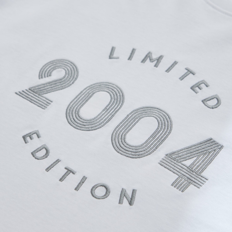 Personalised Men's White Limited Edition Birth Year T-Shirt