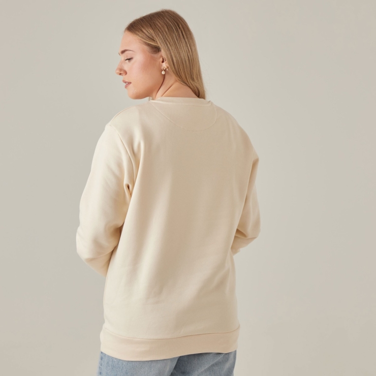 Personalised Cream Wifey Sweatshirt